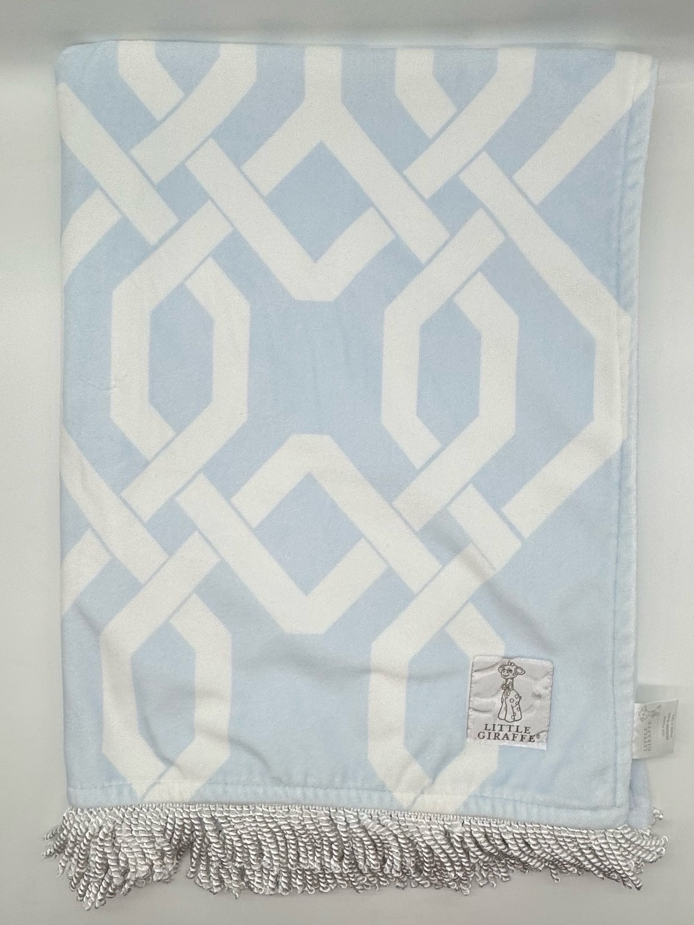 Little Giraffe Plush Micro-Fleece Baby Receiving Blanket